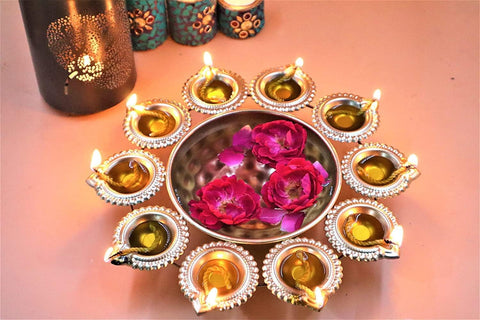 Beautiful Diya Urli Bowl