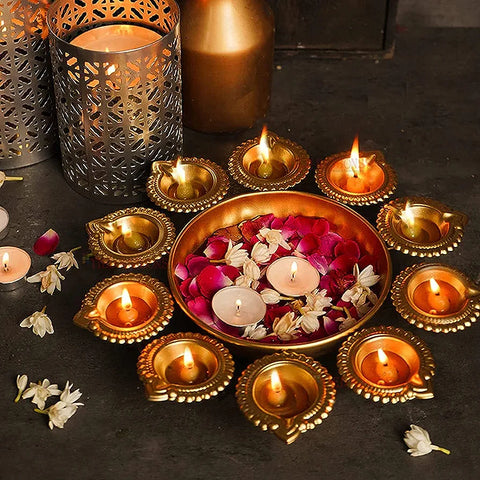 Beautiful Diya Urli Bowl