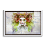 Frameless Wall Painting for Home: Acrylic Mystic Oil Art Splash