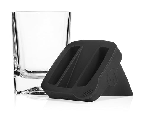 Wedge Ice Whiskey Glass Set Of 2