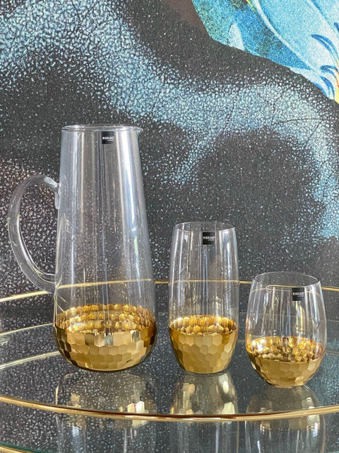 Dynasty Multi Purpose Tumbler Gold 400ml- Set of 6