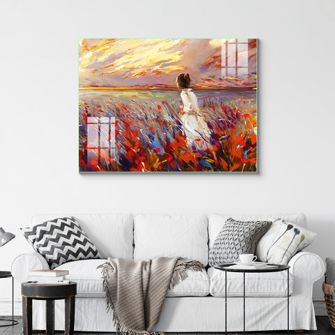 Beautiful Abstract Frameless Wall Painting for Home: Springfield
