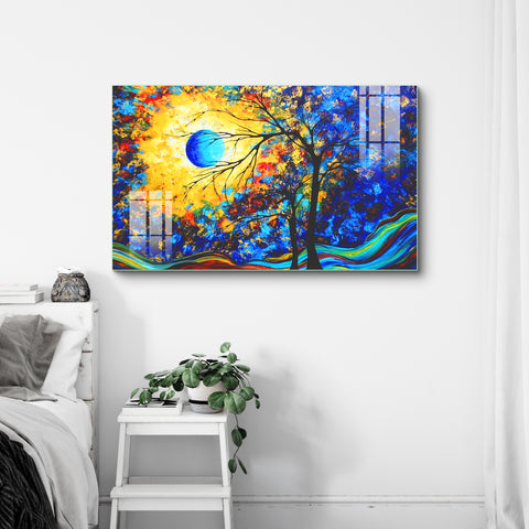 Beautiful Moon Blossom Art Wall Painting for Home