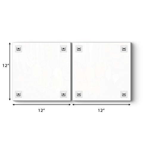 Multi Frame Abstract Colourful Wall Painting for Living Room: Modern Stain Art set of 2pcs