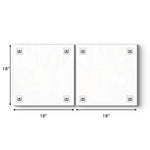 Colourful Multi Frame Wall Painting for Living Room: Modern Oil Art set of 2pcs