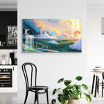 Digital Art Wall Painting for Home: Fantasy Landscape Paintings