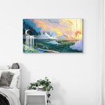 Digital Art Wall Painting for Home: Fantasy Landscape Paintings