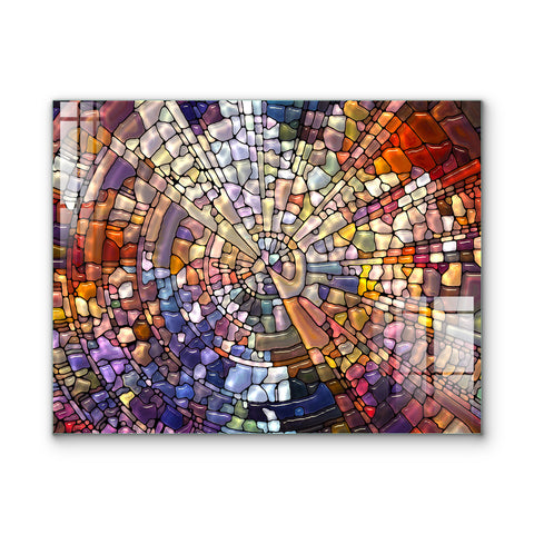 Digital Glass Prints: Infinite Mosaics Art on Glass Paintings