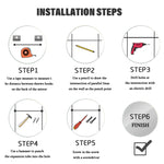 Moon Disc - Edged Round Glow - LED Mirror - Natural White Light - Round