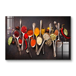 Digital Glass Prints: Elevate Your Kitchen and Restaurant Decor with Vibrant Spice Masala Paintings