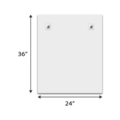 Elliptical Sun Shine - LED Bathroom Mirror - Warm White Light - Rectangular