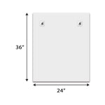 Elliptical Moon Glow LED Bathroom Mirror | Rectangular Design with Natural White Light