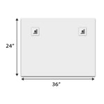 Sun Gleam Illuminated Dots - LED Rectangular Bathroom Mirror - Warm White Light