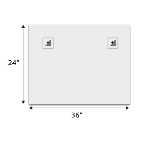 Sun Gleam Illuminated Dots - LED Rectangular Bathroom Mirror - Warm White Light