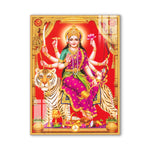Frameless Beautiful Wall Painting for Home: Maa Sherawali Paintings