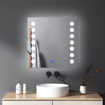 Moon Gleam Illuminated Dots - LED Bathroom Mirror - Natural White Light