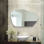 Oval Blob Frameless Mirror for Bathroom