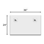 LED Mirror - Border Illuminated Gleam-Natural White Light - Rectangular