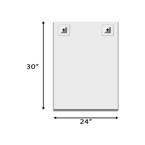 Cut Edge Corner Glow LED Mirror for Bathroom - Warm White Light - Rectangular