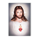The Beautiful Sacred Heart Jesus Christ Glass Wall Paintings