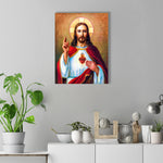 Jesus Christ - Wall Painting on Glass