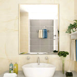 Frameless Rectangular Beveled Wall Mirror for Bathroom, Wall Mount Mirror, Washbasin Mirror