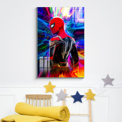 Frameless Beautiful Wall Painting for Home: Spider-Man Nostalgic Art