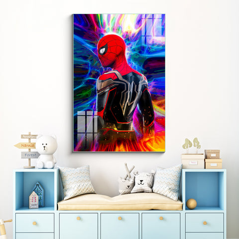 Frameless Beautiful Wall Painting for Home: Spider-Man Nostalgic Art