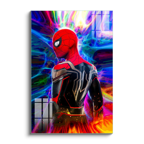 Frameless Beautiful Wall Painting for Home: Spider-Man Nostalgic Art