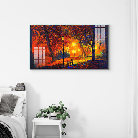Digital Art Wall Painting for Home: Sunrise Landscape