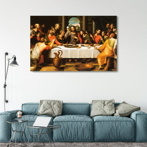 The Last Supper - Glass Wall Painting
