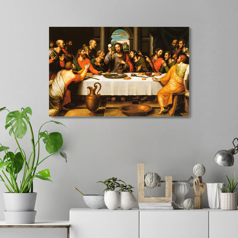The Last Supper - Glass Wall Painting