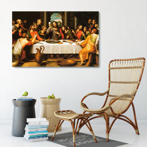 The Last Supper - Glass Wall Painting