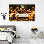 The Last Supper - Glass Wall Painting