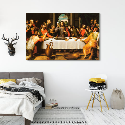 The Last Supper - Glass Wall Painting