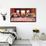 The Last Supper Glass Wall Paintings