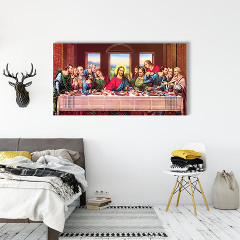 The Last Supper Glass Wall Paintings