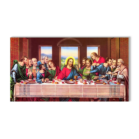 The Last Supper Glass Wall Paintings