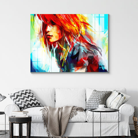 Abstract Frameless Beautiful Wall Painting for Home: Trippy Art Women