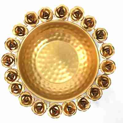 Beautiful Rose Urli Bowl