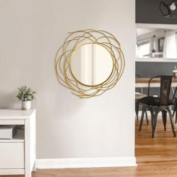 Decorative Mirror - Gold Motif Design