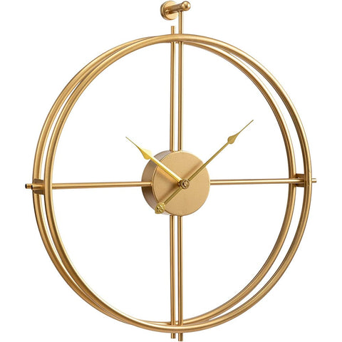 Golden Modern Round Analog Clock