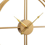 Golden Modern Round Analog Clock