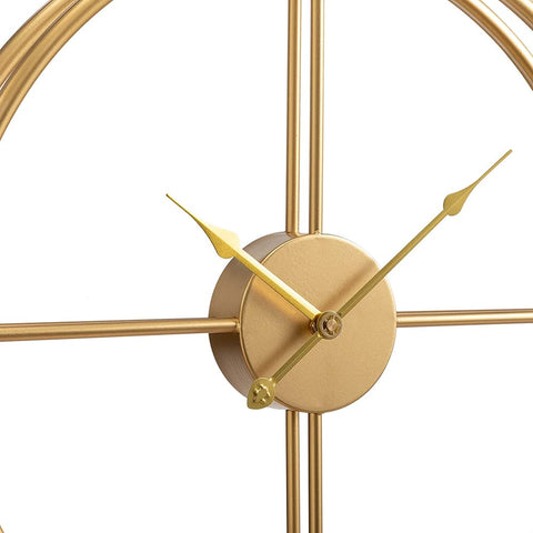 Golden Modern Round Analog Clock