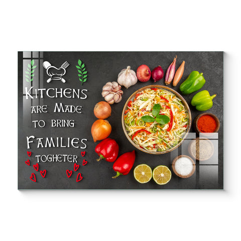 Digital Glass Prints: Elevate Your Kitchen and Restaurant Decor with Art of vegitables Paintings