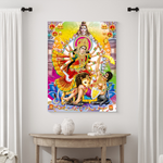 Frameless Beautiful Wall Painting for Home: Maa Durga
