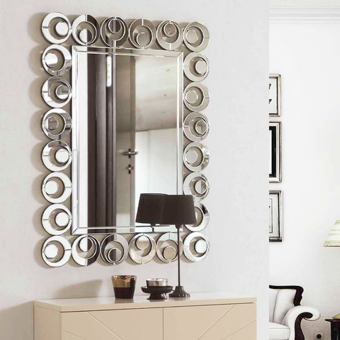 Ornate Venetian Wall Mirror | Antique-Inspired Decorative Mirror