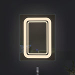 Duo Illuminated edge Glow - Rectangular LED Mirror for Bathroom -Dual-Color