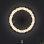 Trio Edged Glow - LED Round Bathroom Mirror - Dual color