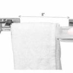 Flair Glass Soap, Towel and Liquid Soap holder with Brass Fittings (Supreme)
